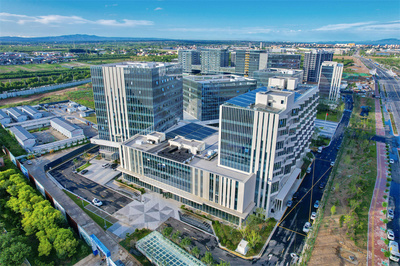 黃河金三角(運(yùn)城)創(chuàng)新生態(tài)集聚區(qū)科創(chuàng)城項(xiàng)目初見(jiàn)雛形